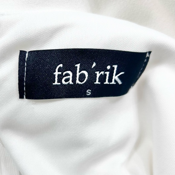 Fab’rik While Sheath Dress with Ruffle Trim at Bottom Size S - Picture 7 of 8